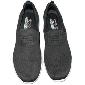 Skechers Air Cooled Memory Foam Black Stretch Fit Slip On Shoes Women's Sz. 8.5M
